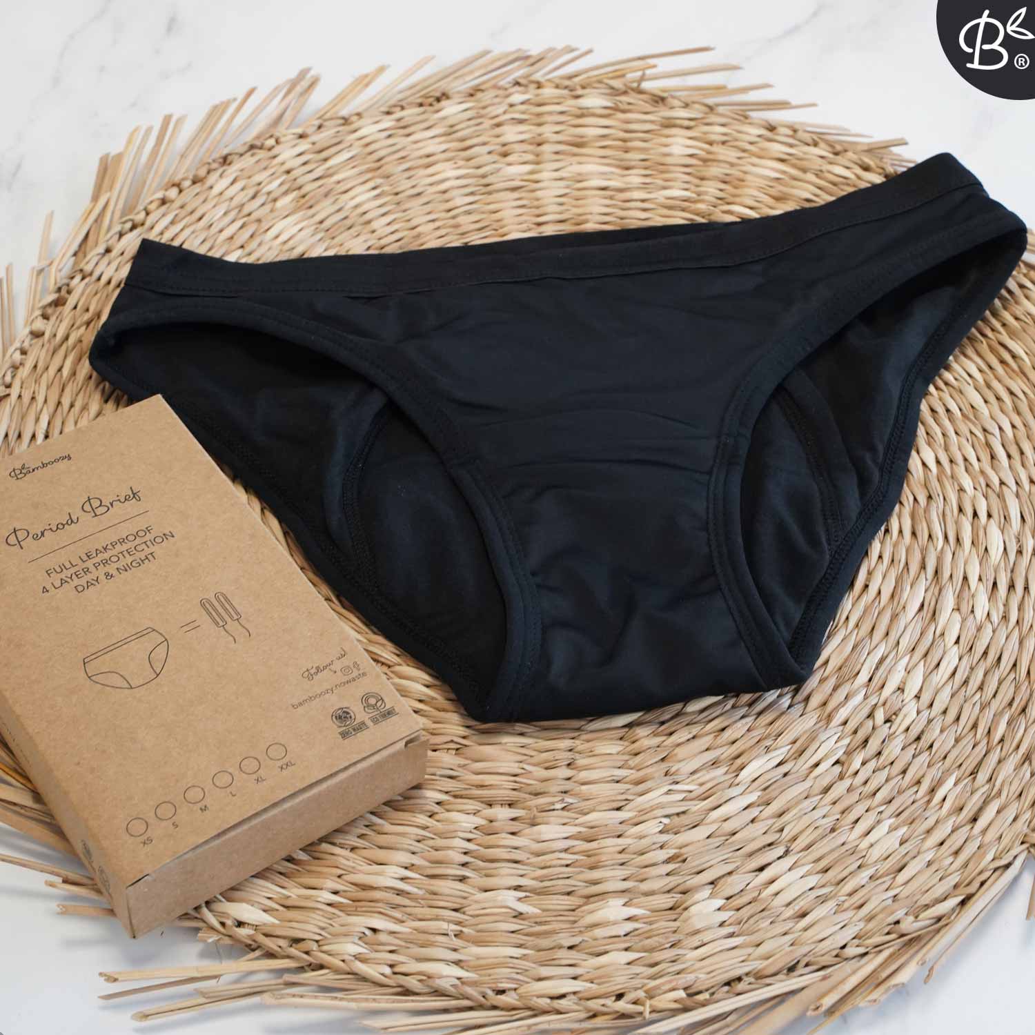 Bamboozy Menstrual Underwear Style 1 Basic Jasmine