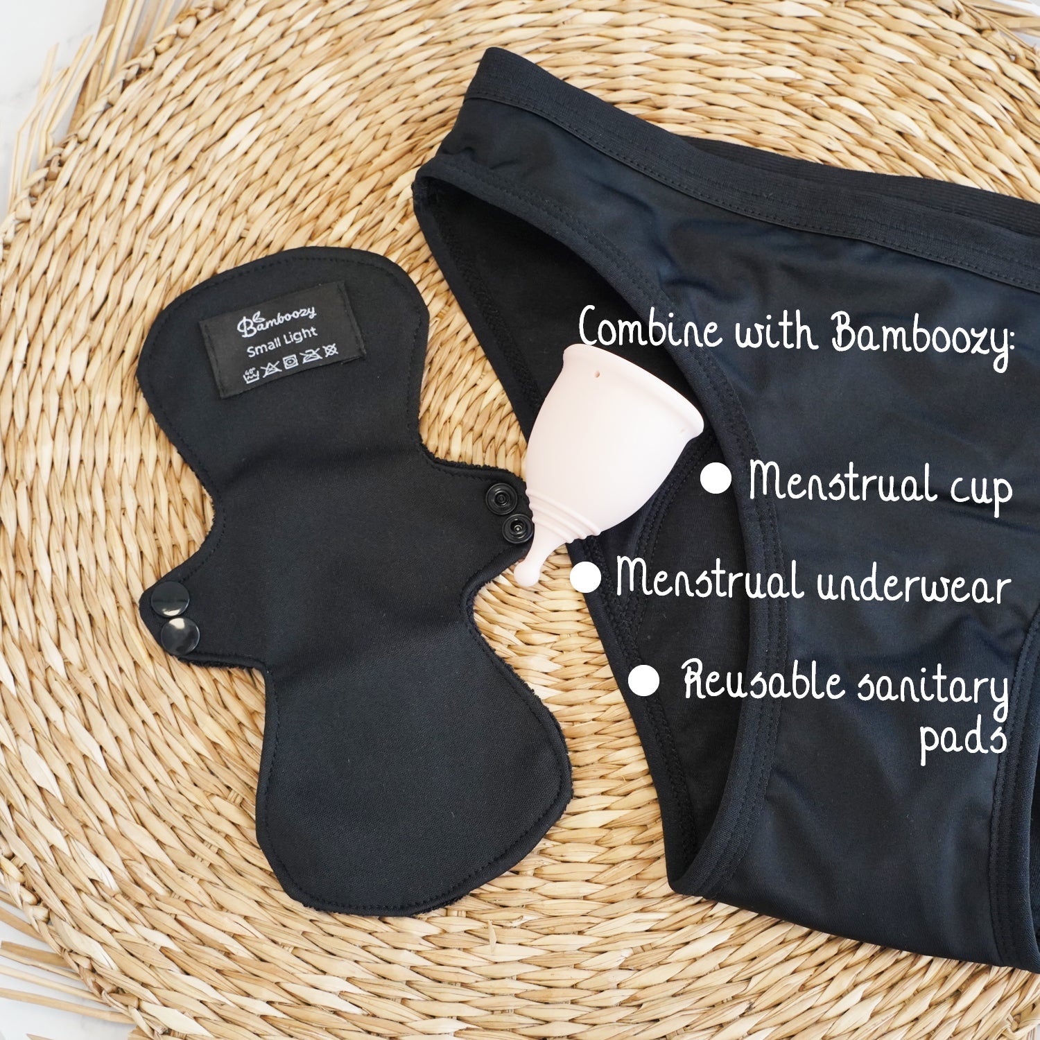 Bamboozy Menstrual Underwear Style 2 Bamboo Lily