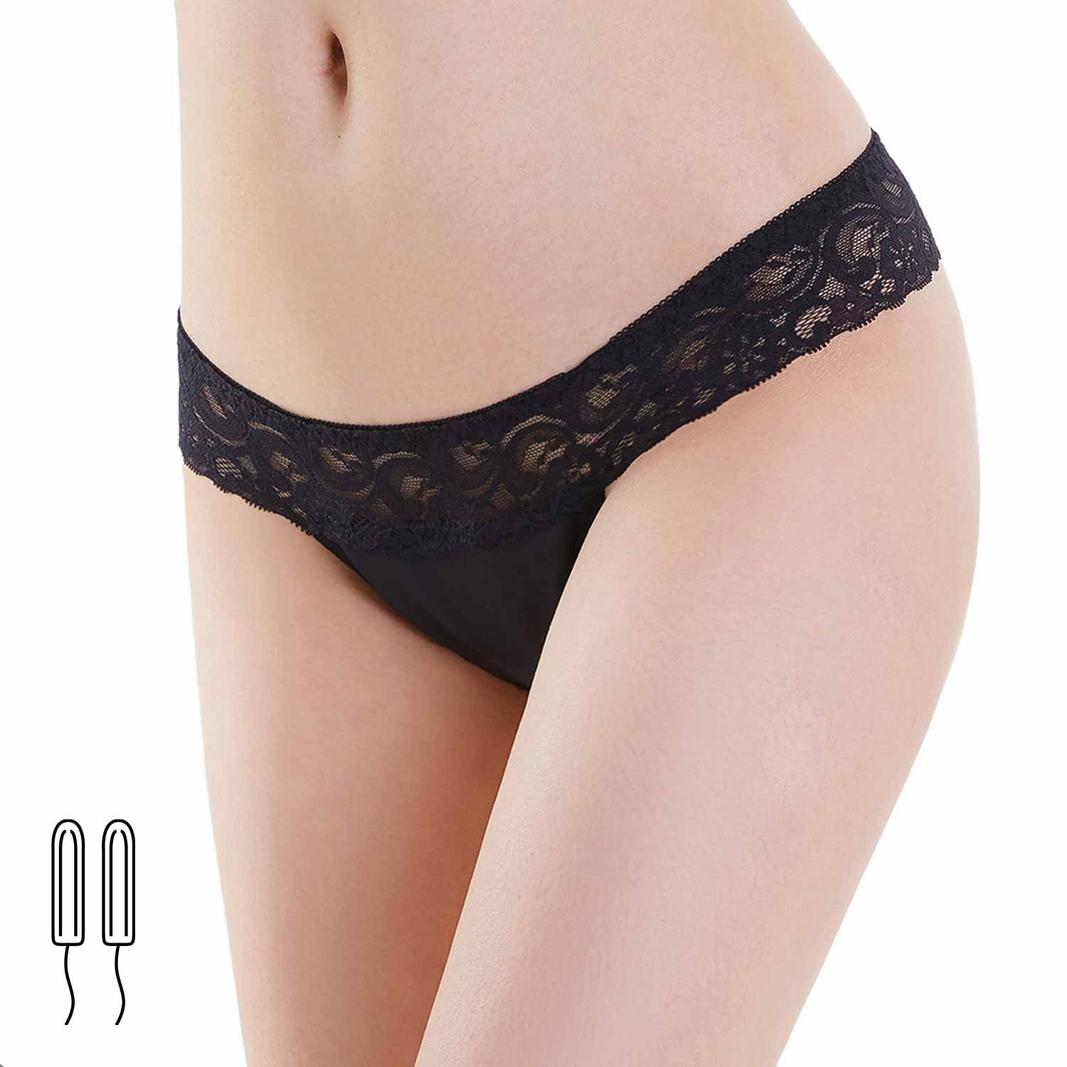 Bamboozy Menstrual Underwear Style 4 Rose